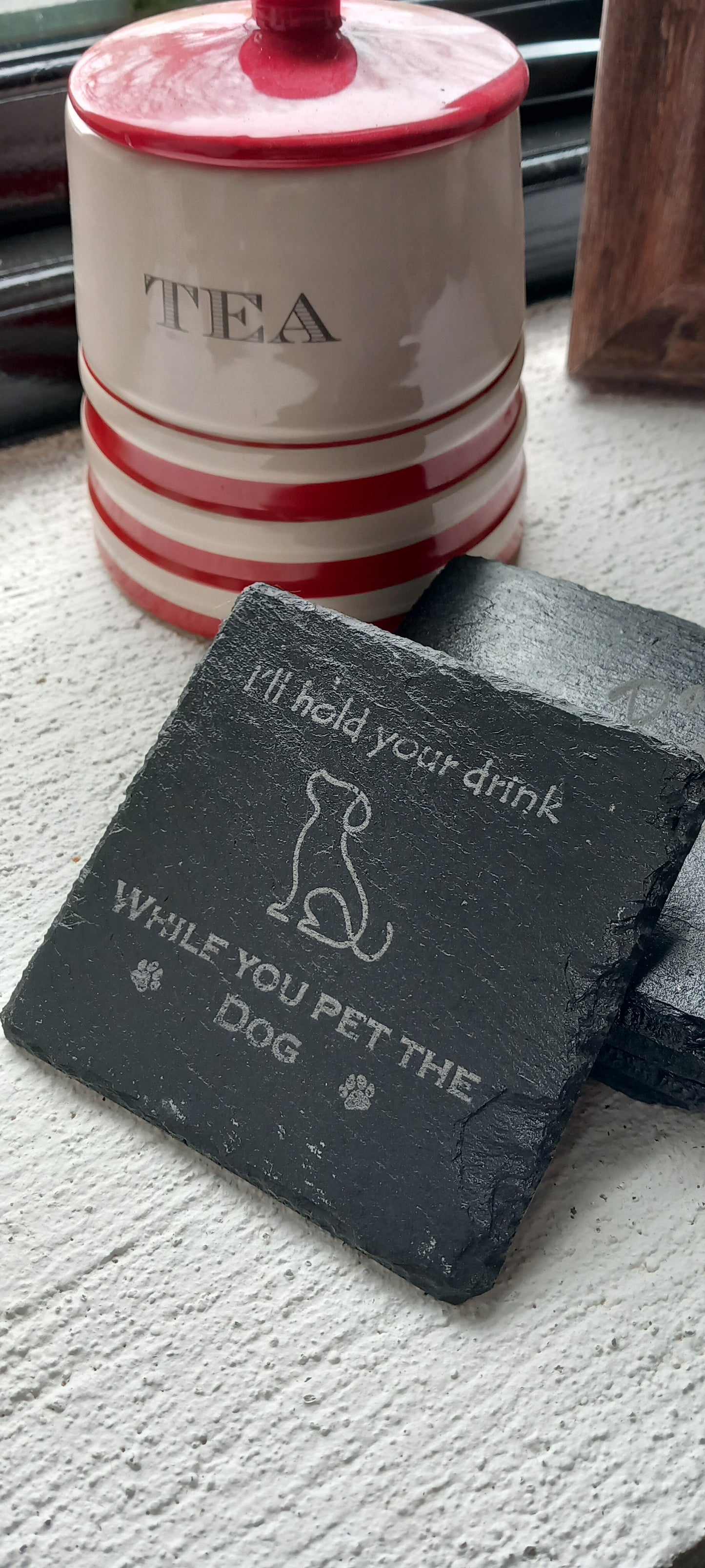 Dog Theamed Slate Coasters